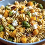 Fall Pasta Salad with Butternut Squash and Brussels