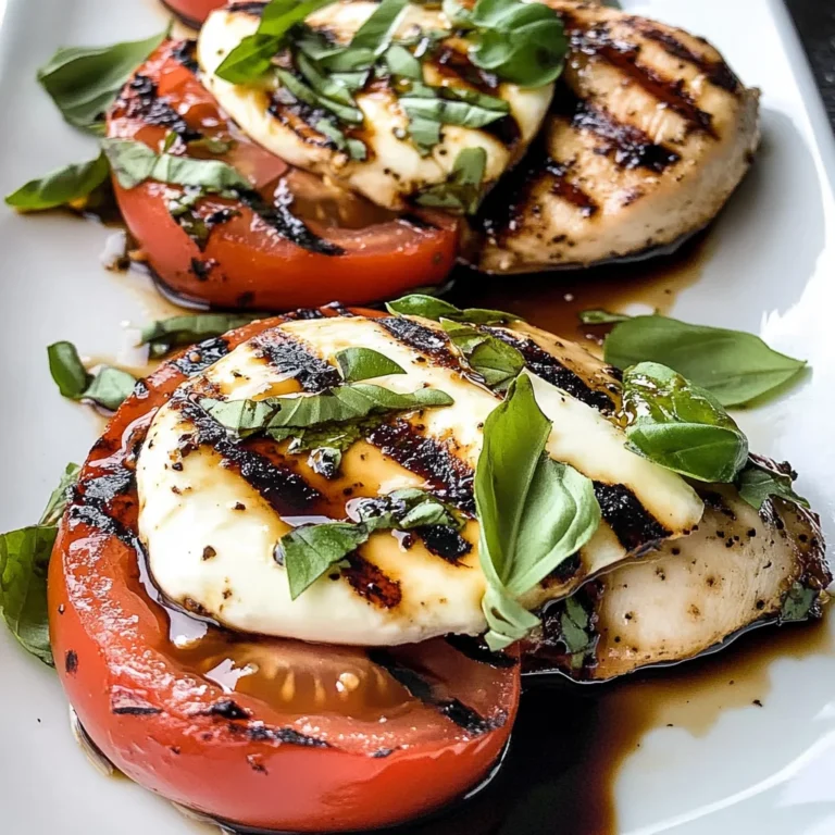 Grilled Chicken Caprese