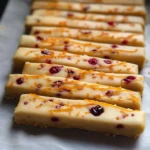 Orange Cranberry Shortbread Cookies