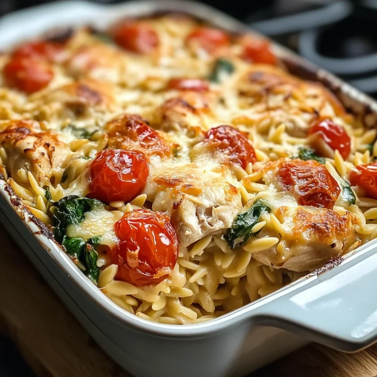 Orzo Tuscan Chicken Bake: A Cozy, Flavor-Packed One-Pan Meal