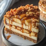 Salted Caramel Apple Pie Cheesecake