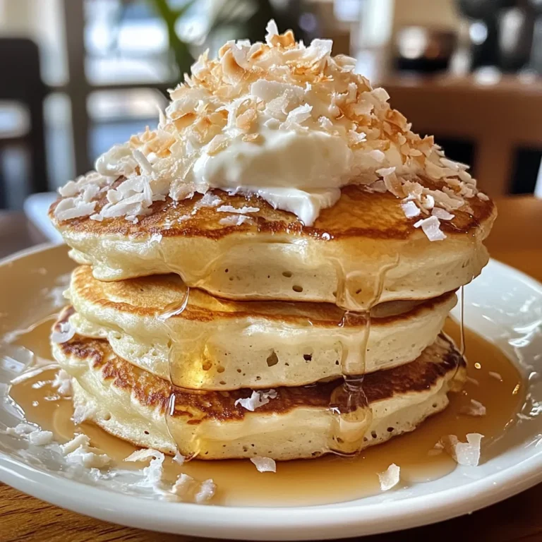 Sweet Coconut Cream Pancakes: A Breakfast Delight You’ll Love!